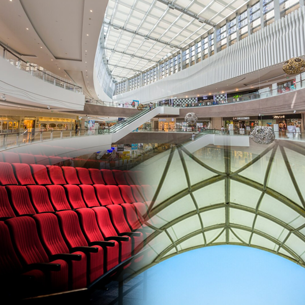 Theatres, Auditoriums & Malls